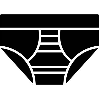 Bir yüzme simgesinin vektör illüstrasyonu