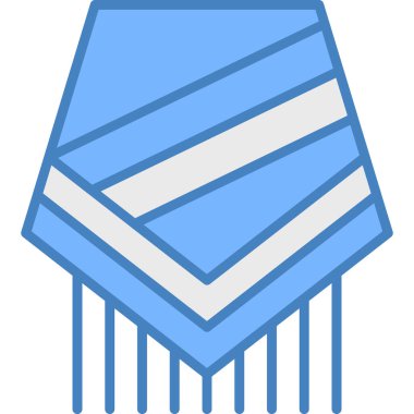 Amerikan bayrak vektör simgesi