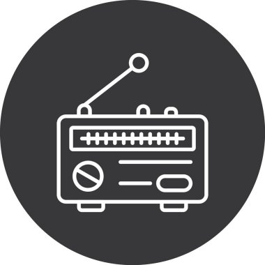 vektör Müzik player simgesi