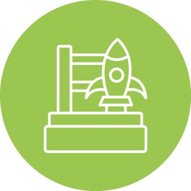 Roket simge vektör çizim