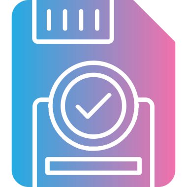 Takvim modern simgesinin vektör illüstrasyonu