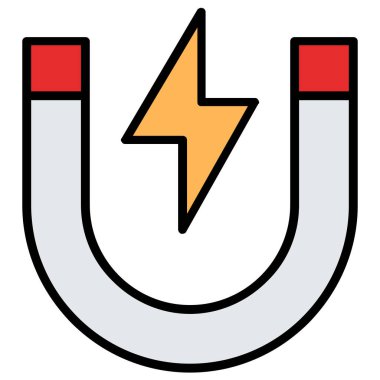 elektrik güç vektörü simgesi
