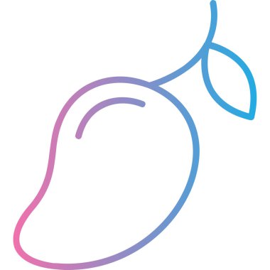 Elma. Web simgesi basit illüstrasyon