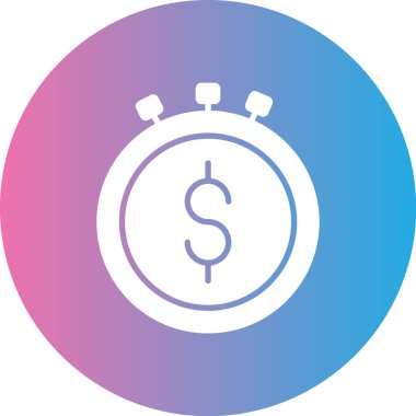 Para için. Web simgesi basit illüstrasyon