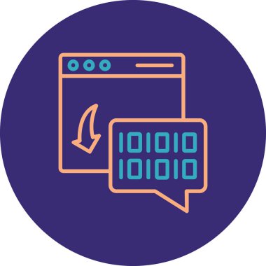 bilgisayar simgesi vektör illüstrasyonu