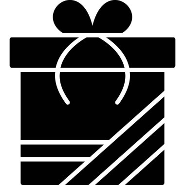 Hediye. Web simgesi basit illüstrasyon