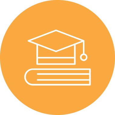 Eğitim simgesinin vektör illüstrasyonu