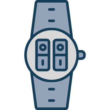 Kol saati. Web simgesi basit tasarım