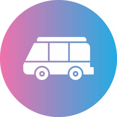 Modern b 'nin vektör illüstrasyonu araba simgesinden yoksun