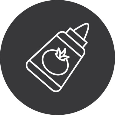 şişe simgesi vektör illüstrasyonu