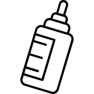 Şişe. Web simgesi basit illüstrasyon