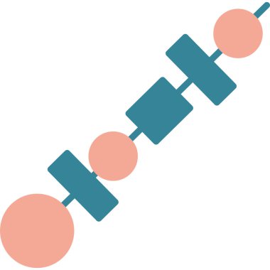 DNA molekülü vektör simgesi