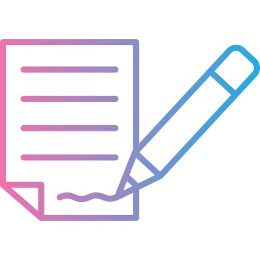 kalem simgesi vektör illüstrasyonu