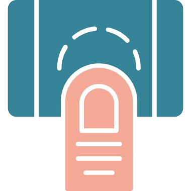 Bir kilidin vektör simgesi