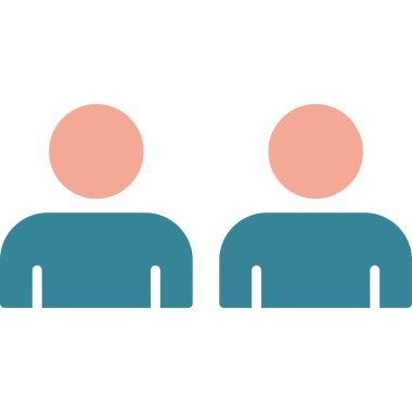 Grup insanlar vektör simgesi