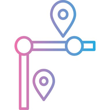 Modern simgenin vektör illüstrasyonu