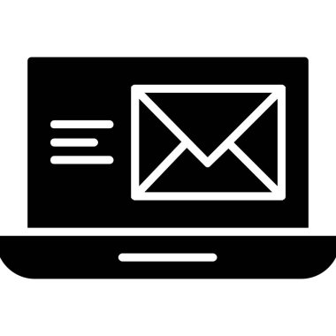 e- posta ileti vektörü simgesi