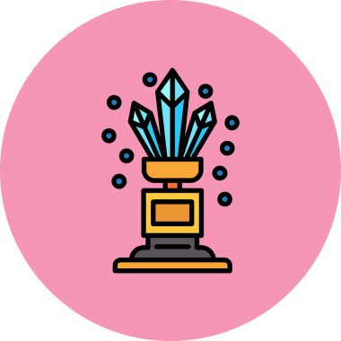 Modern simgenin vektör illüstrasyonu