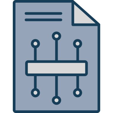 veri depolama simgesi. özet çizimi