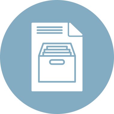 dosya biçimi simgesi, vektör illüstrasyonu