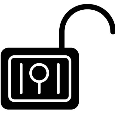 Kilit simgesini taslak biçiminde kilitle