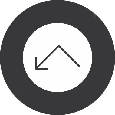 ok simgesinin vektör illüstrasyonu