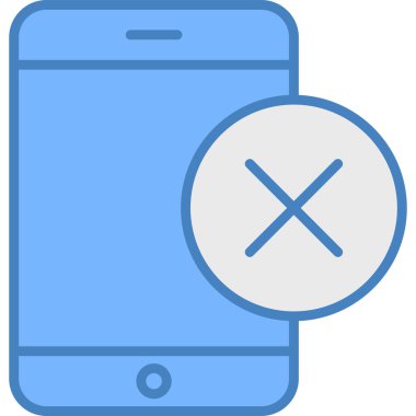 cep telefonu simgesi. vektör illüstrasyonu