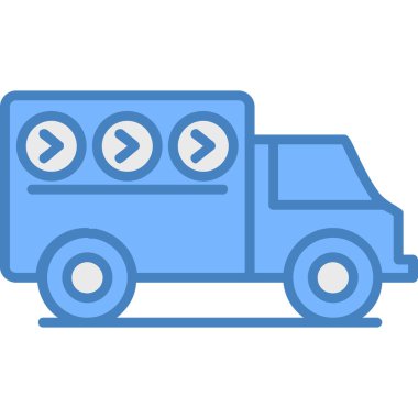 - Araba. Web simgesi basit illüstrasyon