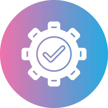 Modern dişli simgesinin vektör çizimi