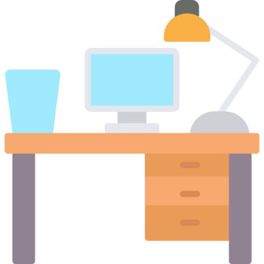 Dizüstü bilgisayar ile ofis masaları