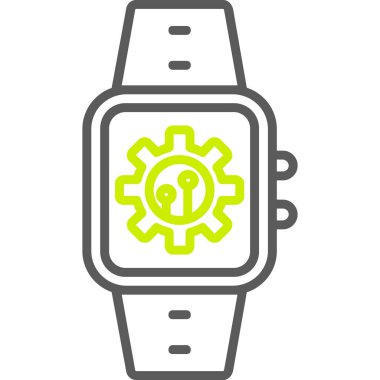 dişli ayarları. Web simgesi basit tasarım