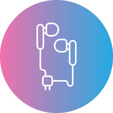 Elektrik dolgu simgesinin vektör illüstrasyonu