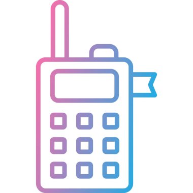 Cep telefonu. Web simgesi basit tasarım