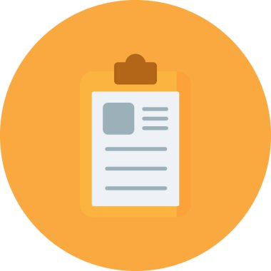 Belge. Web simgesi basit illüstrasyon