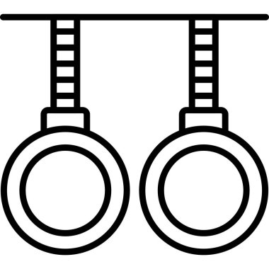 beyaz arkaplanda izole edilmiş ip simgesi