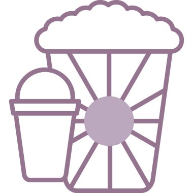 Gıda simgesinin vektör illüstrasyonu