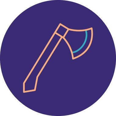 Balta. Web simgesi basit illüstrasyon