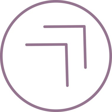 Bir burç işaretinin vektör çizimi