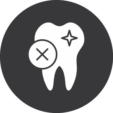 diş vektörü simgesi modern illüstrasyon