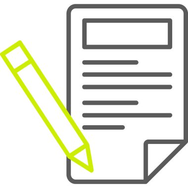 kalem simgesi vektör illüstrasyonu