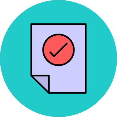 Modern bir simgenin vektör illüstrasyonu