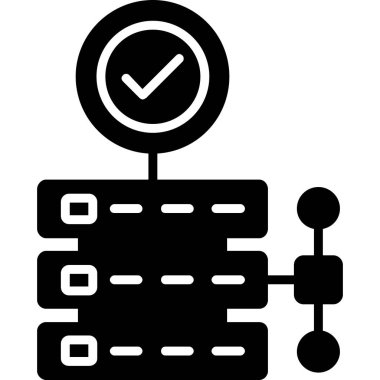 veri merkezi vektör simgesi