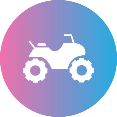 Araba simgesinin vektör illüstrasyonu