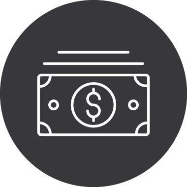 para çantası ikon vektör illüstrasyonu