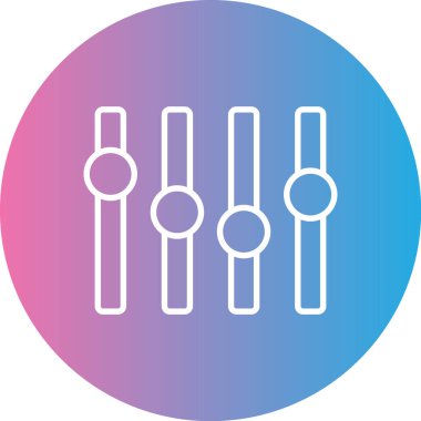 Modern simgenin vektör illüstrasyonu