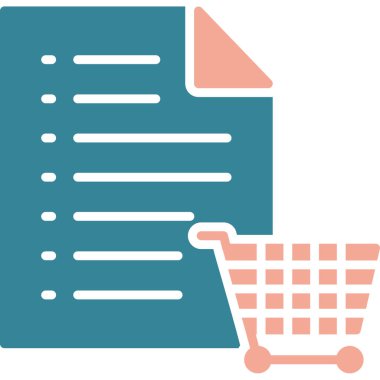 Alışveriş. Web simgesi basit illüstrasyon