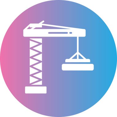 vektör yapı vinç simgesi