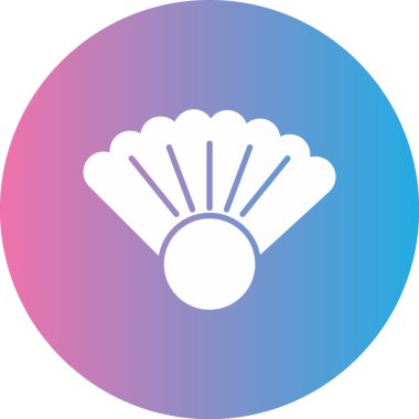 Bir mavi ve kırmızı simgenin vektör illüstrasyonu