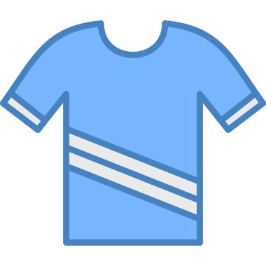 Gömlek ikonu. vektör illüstrasyonu