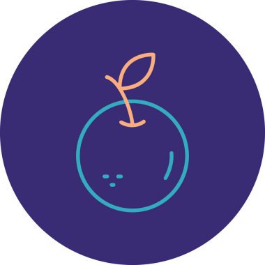 Meyve. Web simgesi basit illüstrasyon